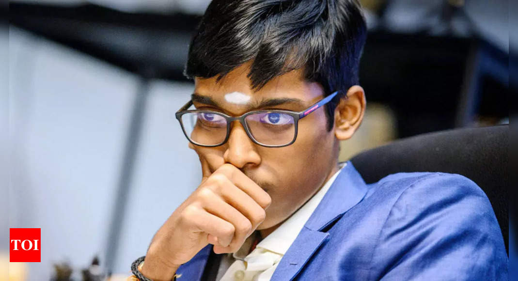 R Praggnanandhaa loses to Hikaru Nakamura after defeating World No. 1 Magnus Carlsen, R Vaishali leads in Norway Chess tournament | Chess News – Times of India