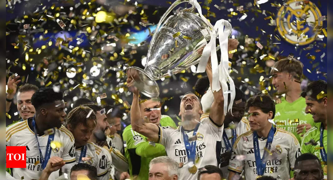 Dani Carvajal, Vinicius Junior star as Real Madrid strike late to beat Borussia Dortmund and win 15th Champions League title | Football News – Times of India