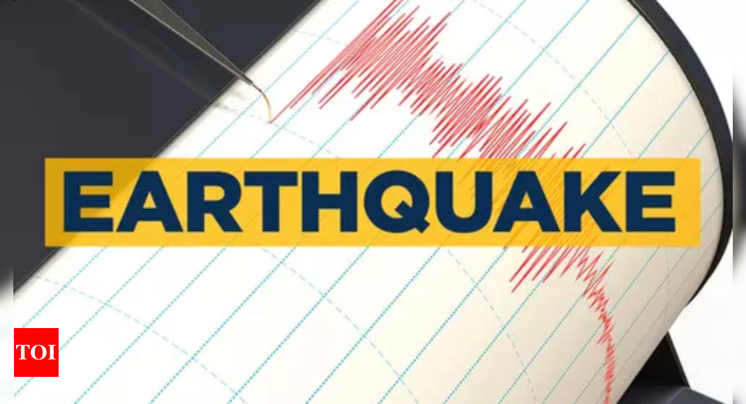 Earthquake of magnitude 3.9 hits Sonbhadra, Uttar Pradesh | India News – Times of India