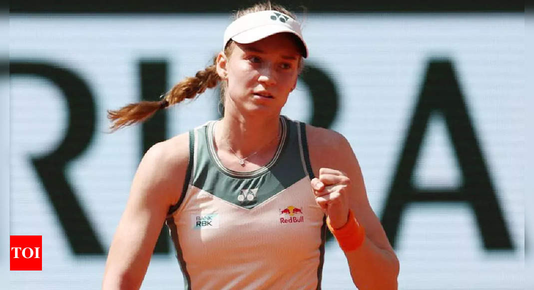 Elena Rybakina marches past Svitolina into French Open quarter-finals | Tennis News – Times of India