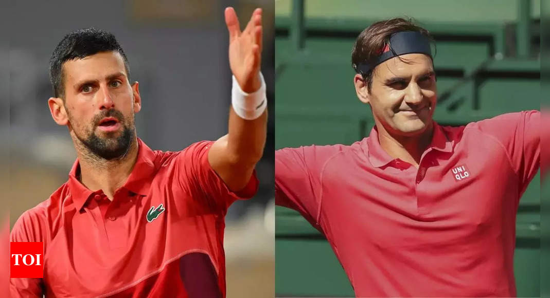 Novak Djokovic equals Roger Federer’s record after narrowly escaping French Open defeat | Tennis News – Times of India