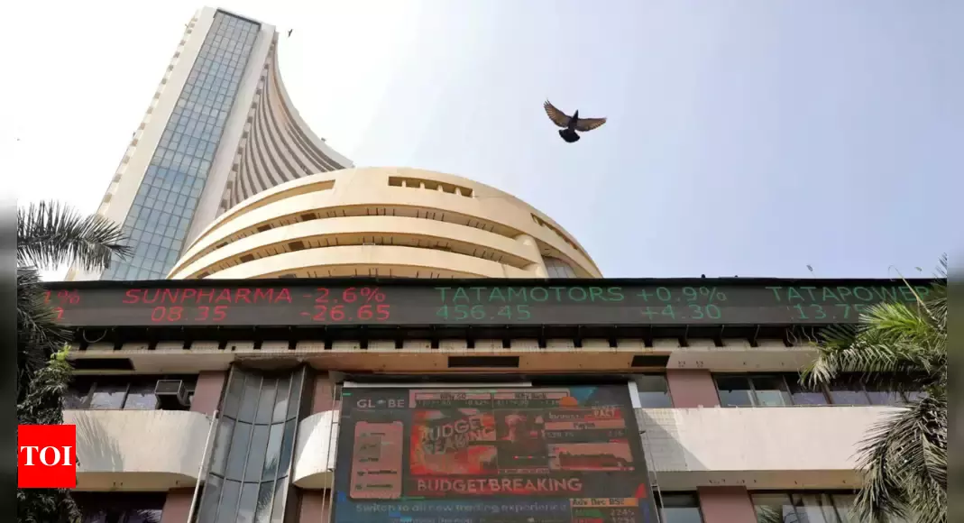 Sensex surges 2,303 point, recoups nearly half of results day’s losses – Times of India