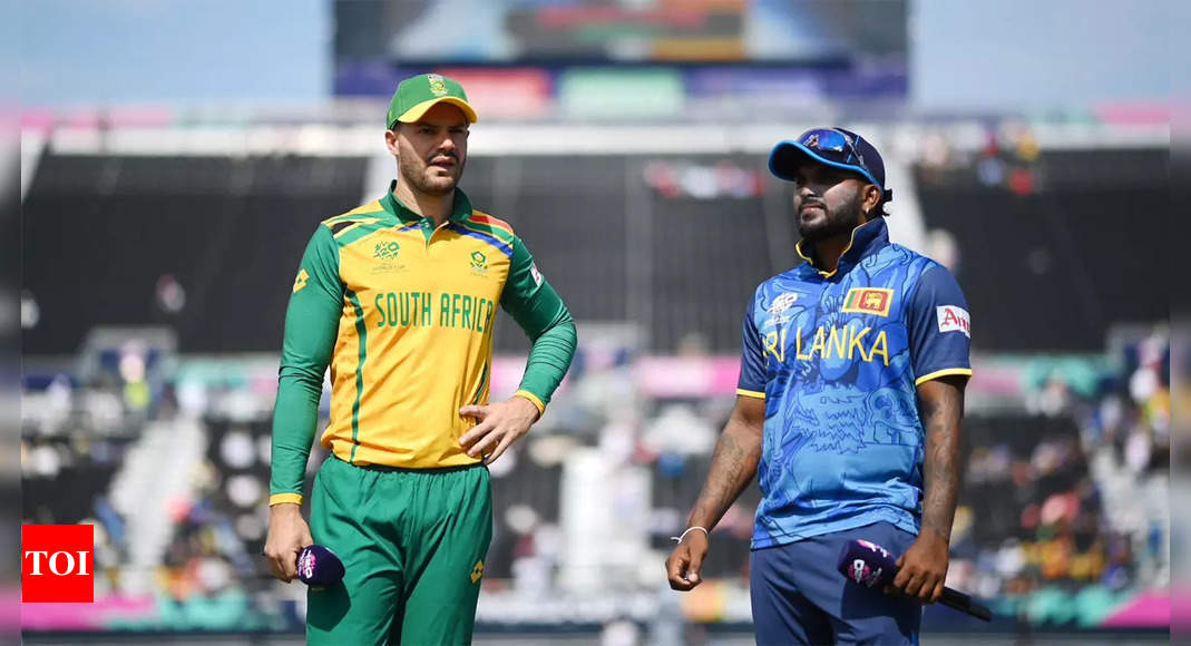 Sri Lanka 11/0 in 2.3 Overs | T20 World Cup SL vs SA Live Score: Sri Lanka opt to bat vs South Africa in New York  – The Times of India
