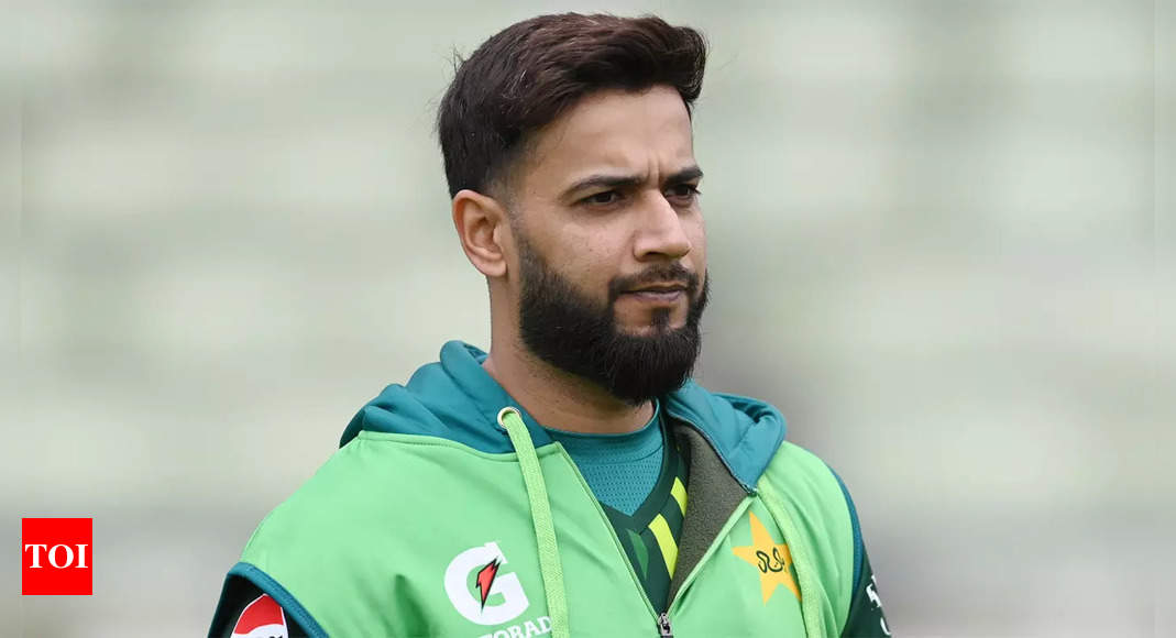 T20 World Cup: Pakistan’s Imad Wasim set to return for India clash | Cricket News – Times of India