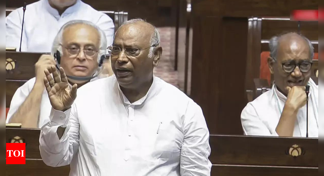 Kharge accuses BJP-RSS of promoting ‘Education Mafia’ amid NEET-UG 2024 controversy | India News – Times of India