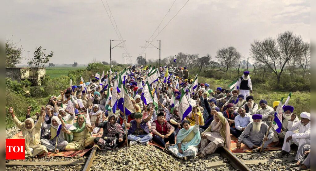 SKM to resume farmers’ protest over MSP, loan waiver | India News – Times of India