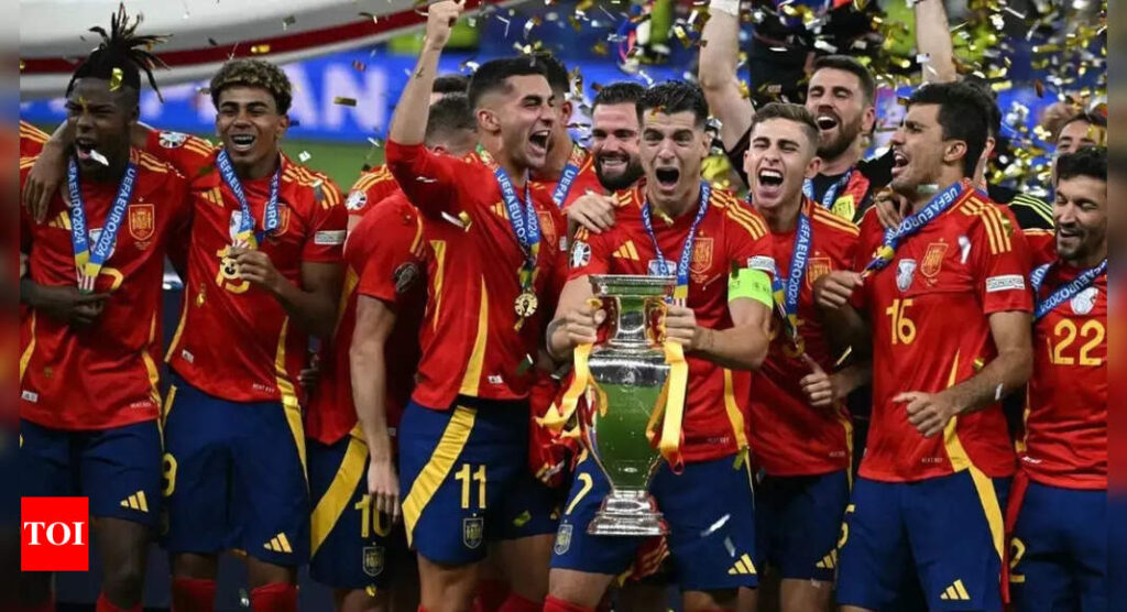 Spain vs England Live, Euro 2024 final: Spain beat England to win record-breaking European Championship  – The Times of India