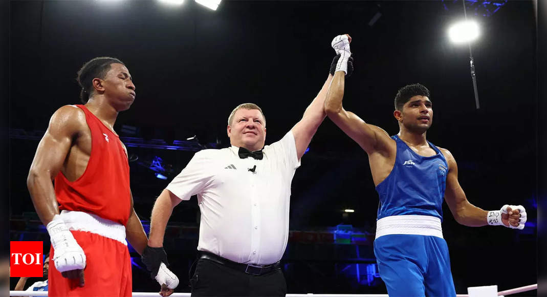 Boxer Nishant Dev enters quarterfinals of 71kg men’s boxing in Paris Olympics | Paris Olympics 2024 News – Times of India