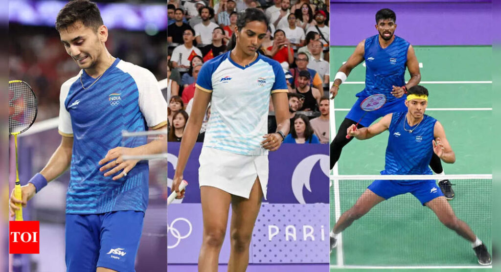 Indian shuttlers sign off Paris Olympics on a dismal note | Paris Olympics 2024 News – Times of India