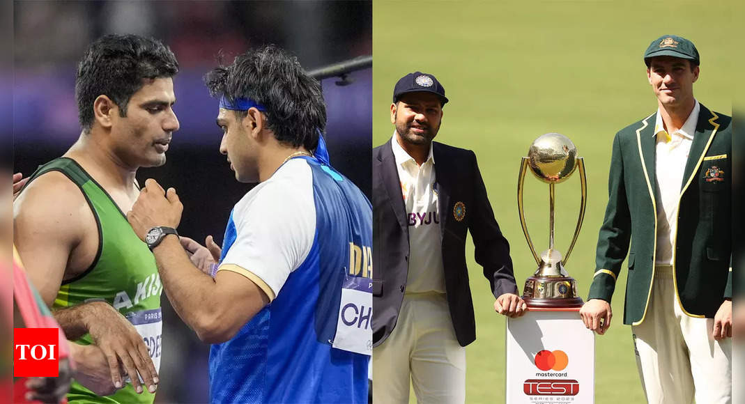 ‘Neeraj Chopra vs Arshad Nadeem is bigger than India vs Australia’: Former Pakistan cricketer on ‘hype’ around Border-Gavaskar Trophy | Cricket News – Times of India