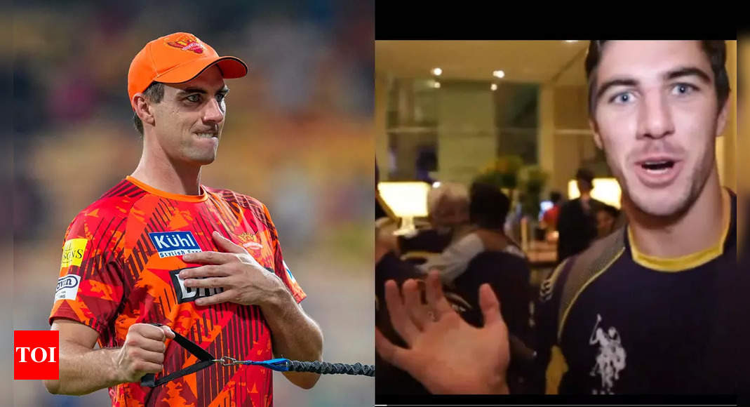 After Sunrisers Hyderabad’s loss, Pat Cummins’ old video, grooving on KKR’s ‘Korbo Lorbo Jeetbo’ goes viral – WATCH | Cricket News – Times of India