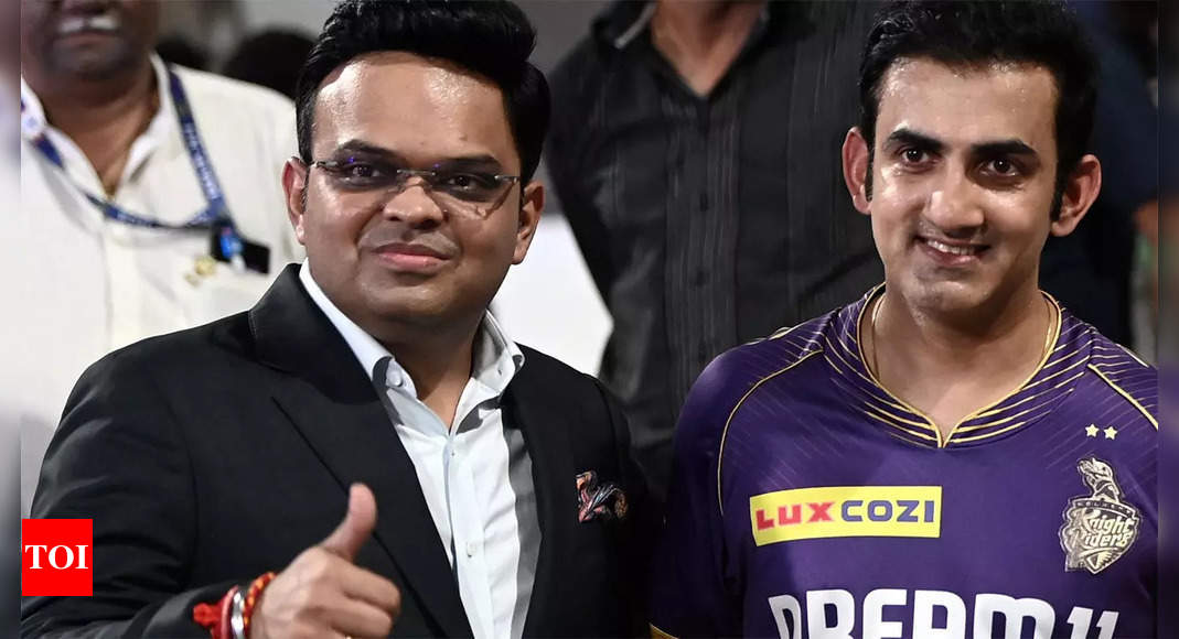 Gautam Gambhir meets Jay Shah after KKR’s third IPL title amid speculations of India head coach role | Cricket News – Times of India