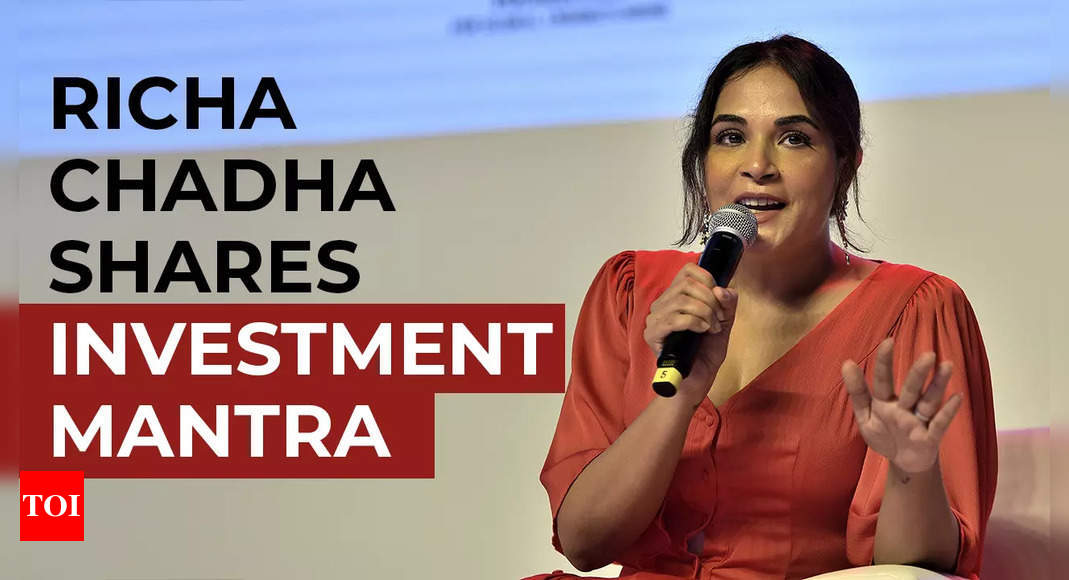 Heeramandi actor Richa Chadha shares how mutual fund investments helped finance her wedding – Times of India