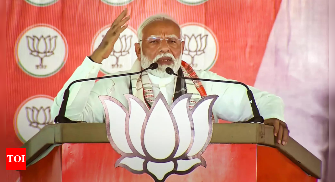 INDIA bloc performing ‘mujra’ for its vote bank: PM Modi launches scathing attack at opposition | India News – Times of India