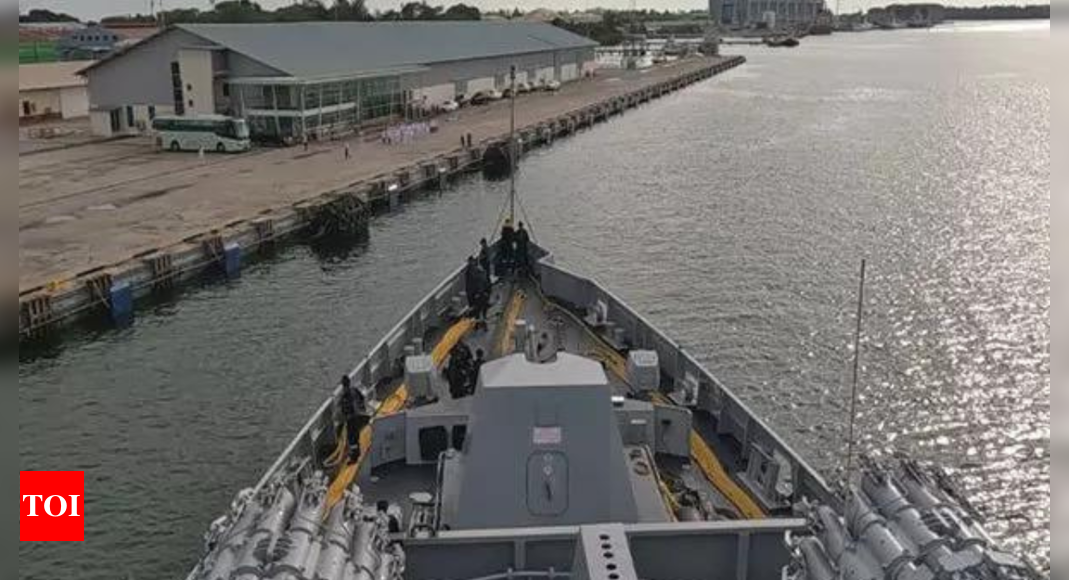 INS Kiltan arrives in Brunei as part of South China Sea deployment | India News – Times of India