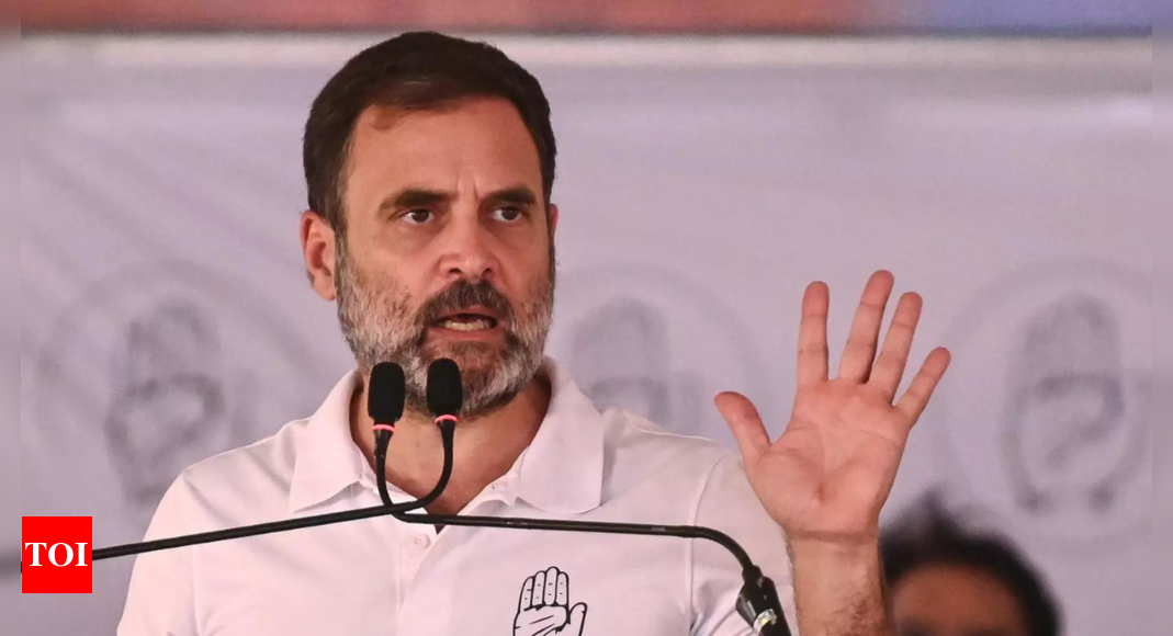 If voted to office, will fill up 30 lakh vacancies: Rahul Gandhi | India News – Times of India