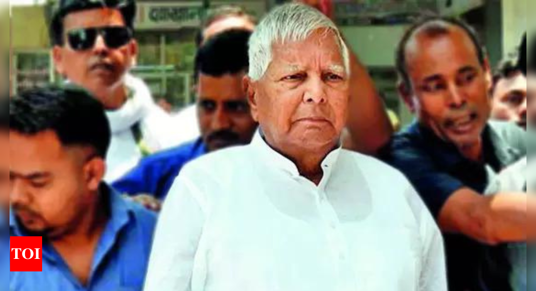 ‘Modi’s gone now, opposition bloc will win’: Lalu’s salvo from Misa seat | India News – Times of India