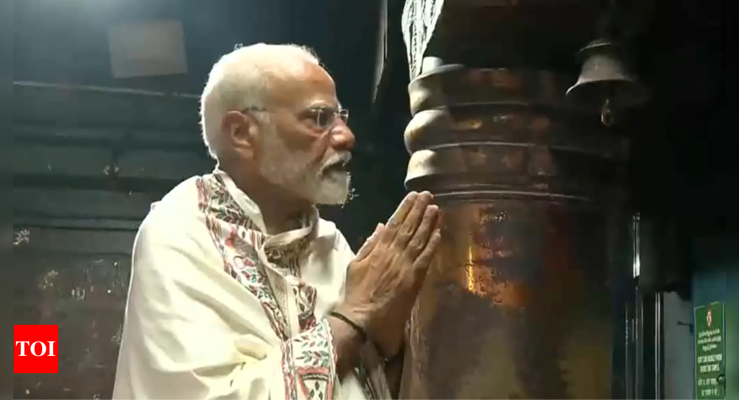 PM Modi arrives in Kanniyakumari, to meditate at Vivekananda Rock till June 1 | India News – Times of India