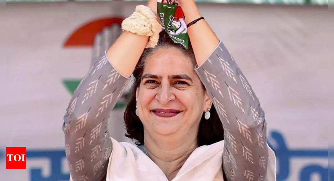 Priyanka Gandhi takes reins of Congress campaign in Himachal | India News – Times of India