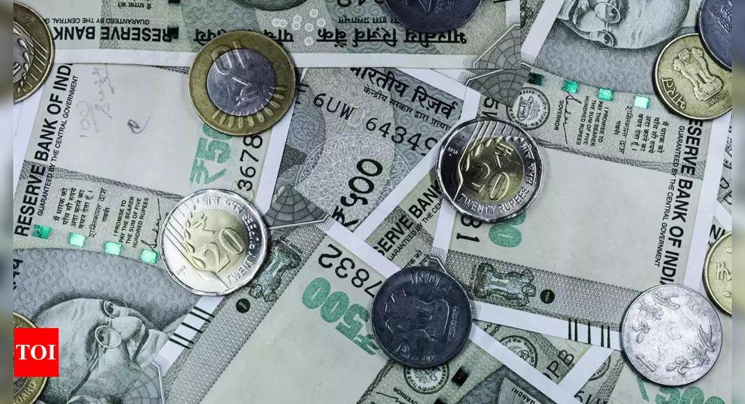 Rupee rises to 2-month high of 83.1 vs $ – Times of India