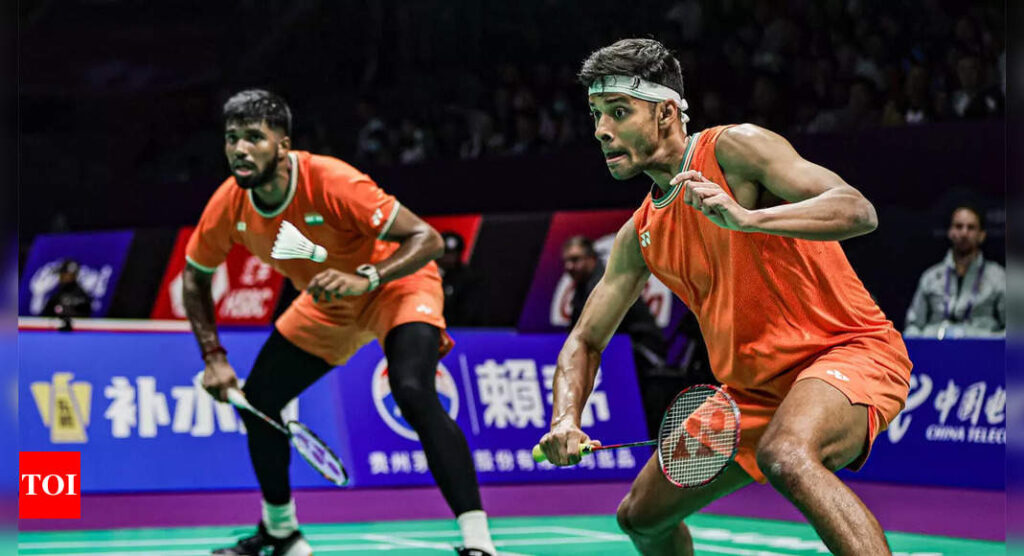 Satwiksairaj Rankireddy-Chirag Shetty suffer shock defeat in opening round of Singapore Open | Badminton News – Times of India