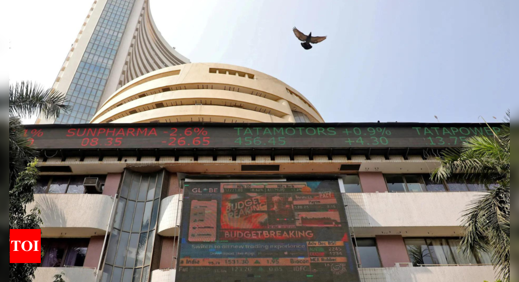 Sensex falls for 3rd day ahead of poll results – Times of India