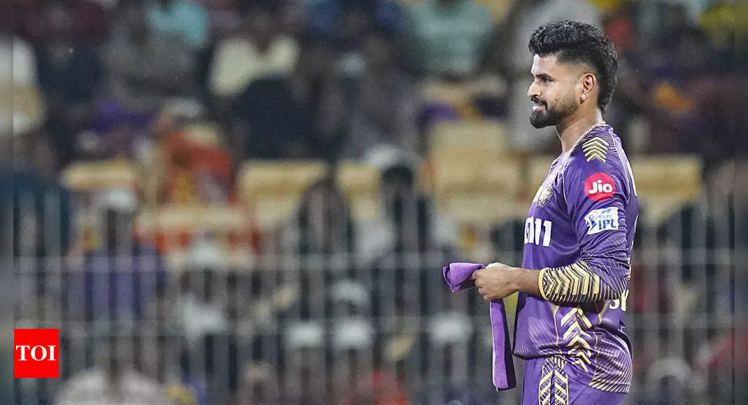 Shreyas Iyer thanks KKR cheerleaders after IPL title triumph; gesture wins hearts – WATCH | Cricket News – Times of India