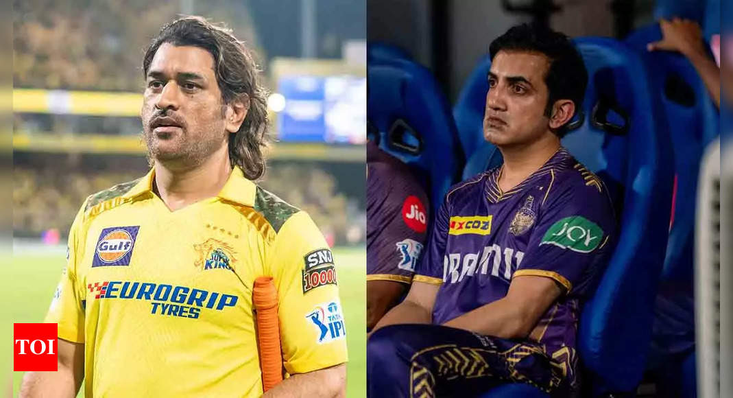 'The way MS Dhoni...': Gautam Gambhir opens up on KKR-CSK rivalry | Cricket News