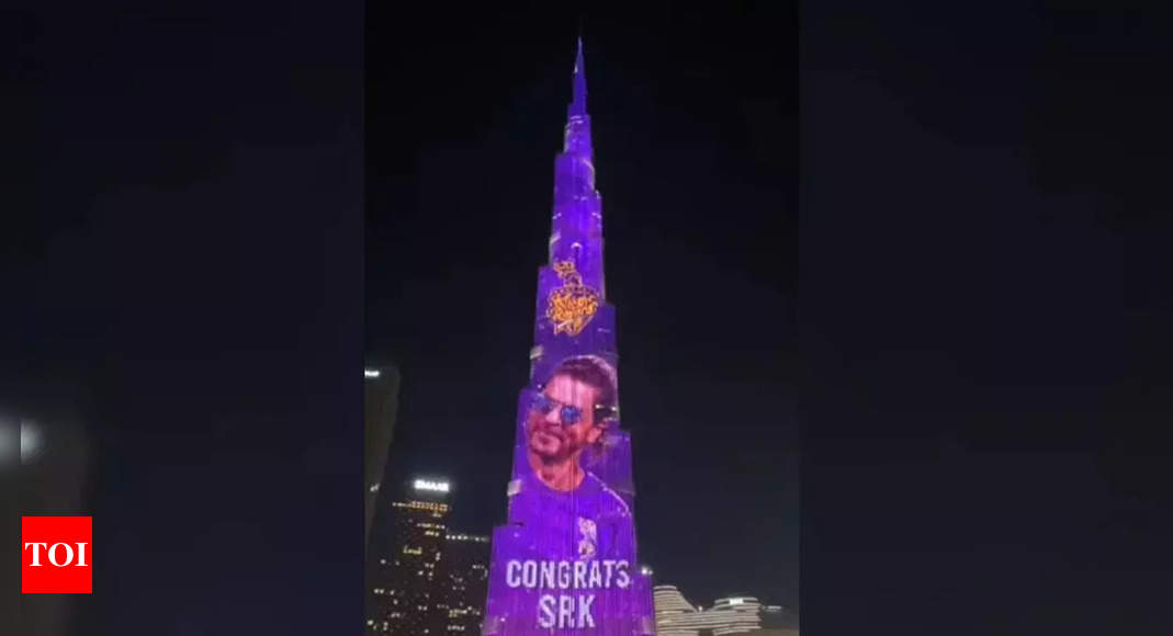 Watch: Burj Khalifa turns purple to celebrate KKR’s triumph in IPL 2024 | Cricket News – Times of India