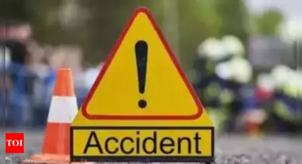 12 pilgrims injured as bus rams into truck in Chandauli | India News – Times of India