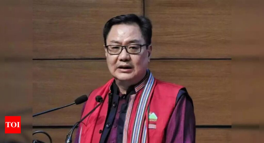 Ahead of Lok Sabha Speaker election, Kiren Rijiju appeals for consensus | India News – Times of India