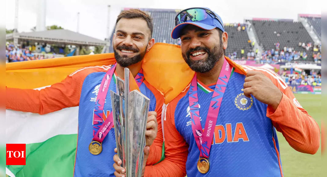 'Aura will stay forever': BCCI pays heartfelt tribute to Rohit Sharma, Virat Kohli on T20I retirement | Cricket News - Times of India