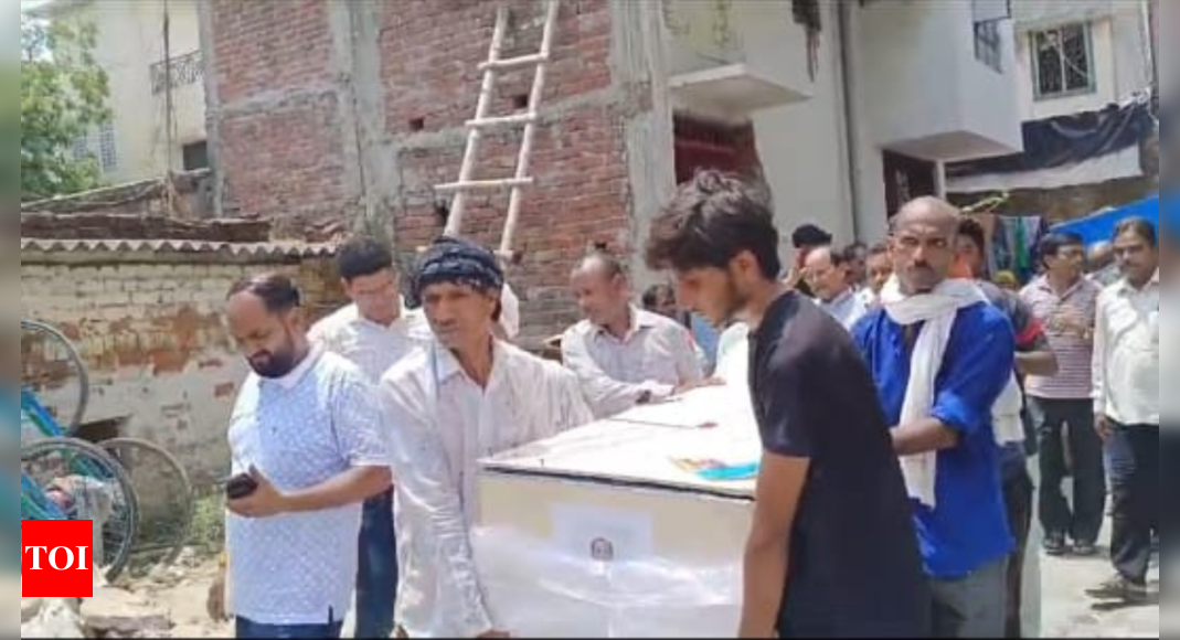 Bodies of 3 Kuwait fire victims arrive in UP | India News – Times of India