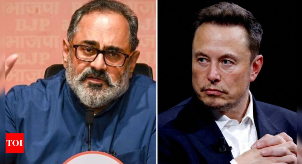 EVM debate: Rajeev Chandrasekhar doubles down attack on Elon Musk, calls him ‘factually wrong’ | India News – Times of India