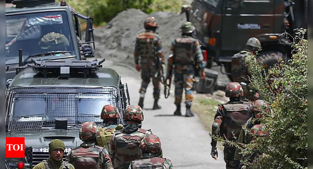 Encounter underway in J&K’s Baramulla: Security forces engage terrorists during search operation | India News – Times of India