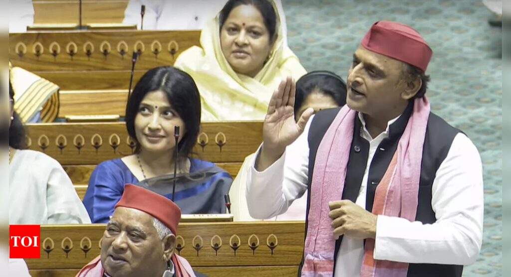 Expect opposition voice won’t be crushed: Akhilesh Yadav’s appeal to Lok Sabha Speaker Om Birla | India News – Times of India