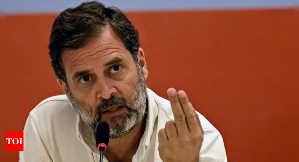 ‘From the streets to Parliament, we are standing with you’: Rahul Gandhi meets NEET aspirants | India News – Times of India