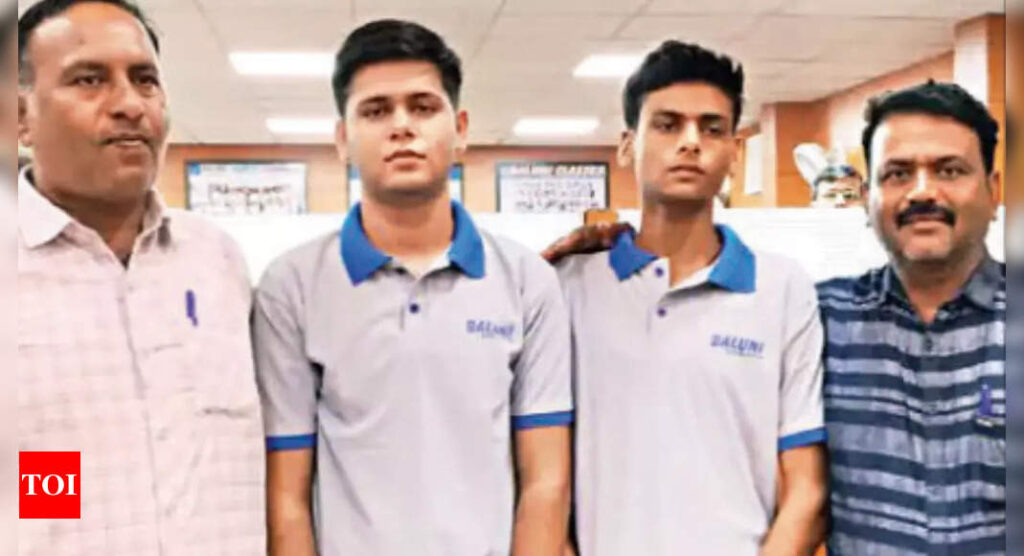 House painters’ sons clear JEE(A) with flying colours | India News – Times of India