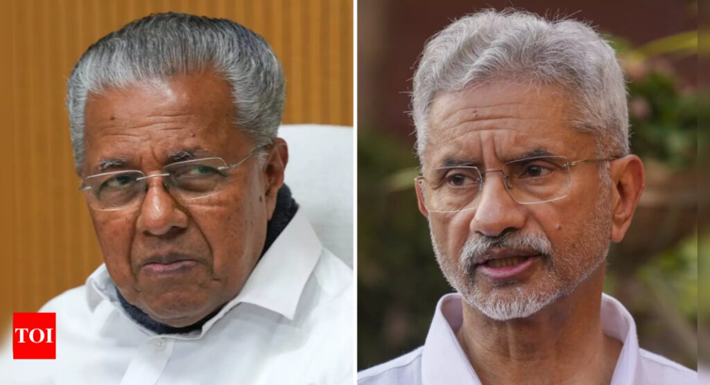 Kuwait fire incident: Kerala CM Pinarayi Vijayan writes to Jaishankar, seeks centre’s intervention | India News – Times of India