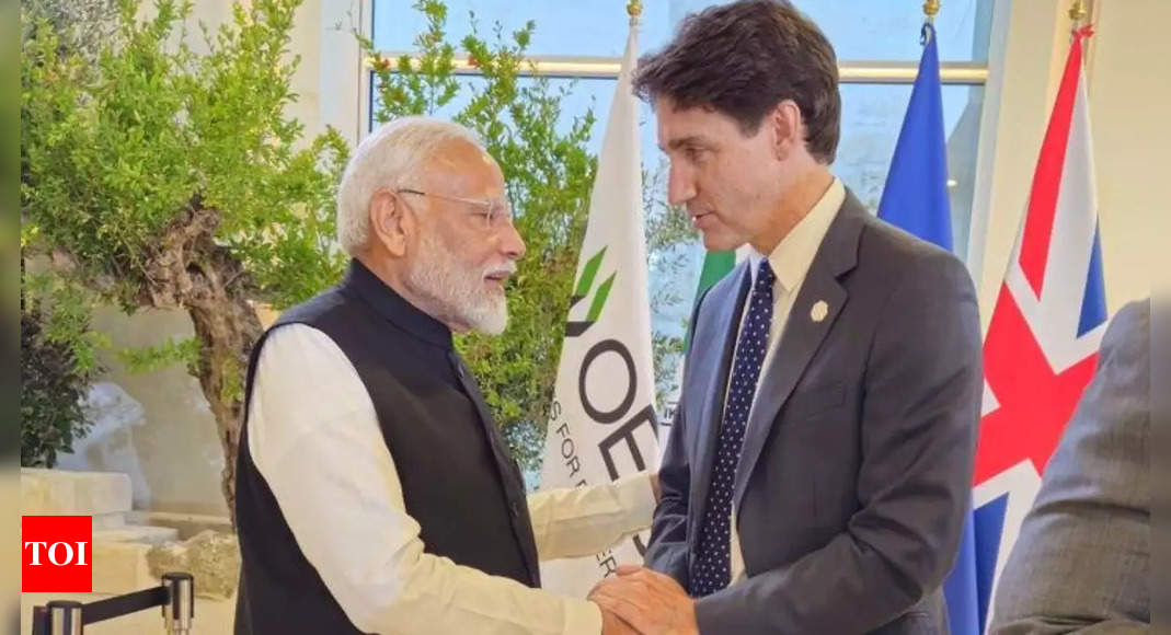 ‘Opportunity for us to engage’: Canada’s Trudeau after meeting with PM Modi during G7 Summit – Times of India