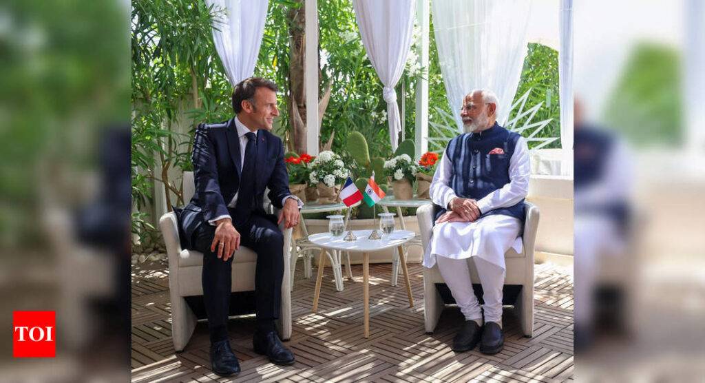 PM Modi, Macron agree to boost defence ties, push ‘Make in India’ – Times of India