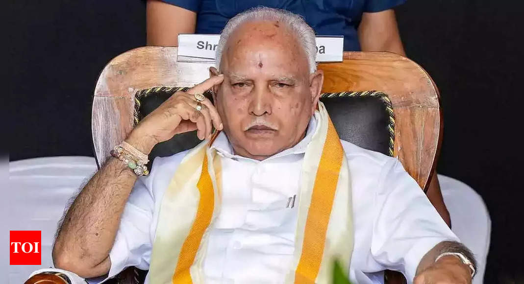 POCSO case: Karnataka CID files chargesheet against BJP's BS Yediyurappa | India News - Times of India