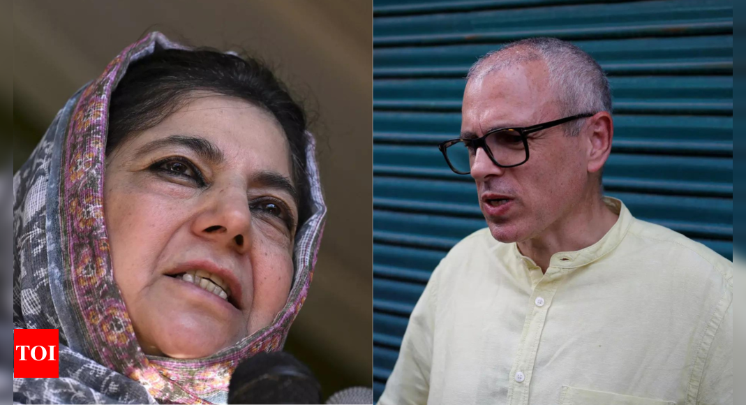 Rumble in the valley as Mehbooba Mufti, Omar Abdullah lose | India News – Times of India