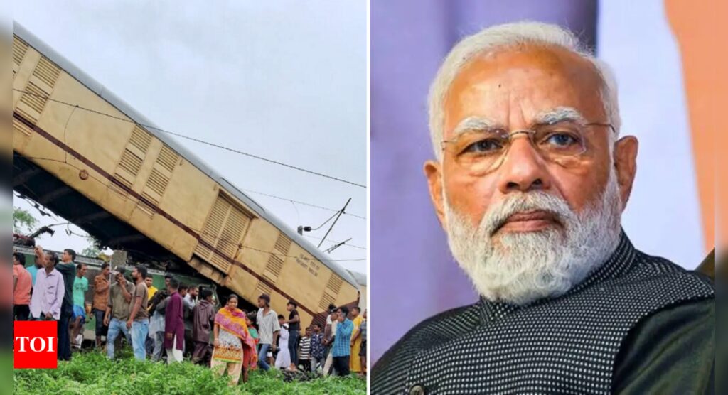 ‘Saddening’: PM Modi condoles West Bengal rail accident, takes stock of situation | India News – Times of India