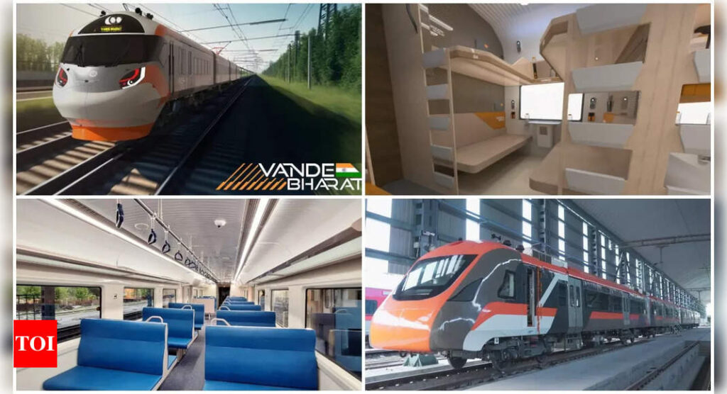 Vande Bharat sleeper to hit tracks for trials by August 15; Vande Metro ready – top features of new Indian Railways trains – Times of India