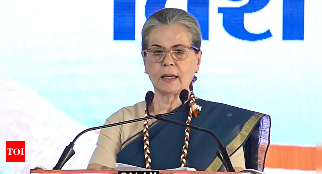 ‘Wait and watch’: What Sonia Gandhi said on Lok Sabha exit poll results | India News – Times of India