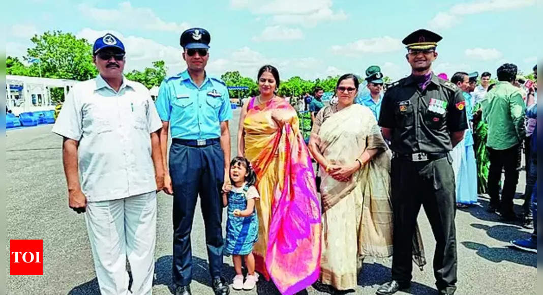 When dreams get wings: Farmers' son gets 'Sword of Honour' in IAF pilots' course | India News - Times of India