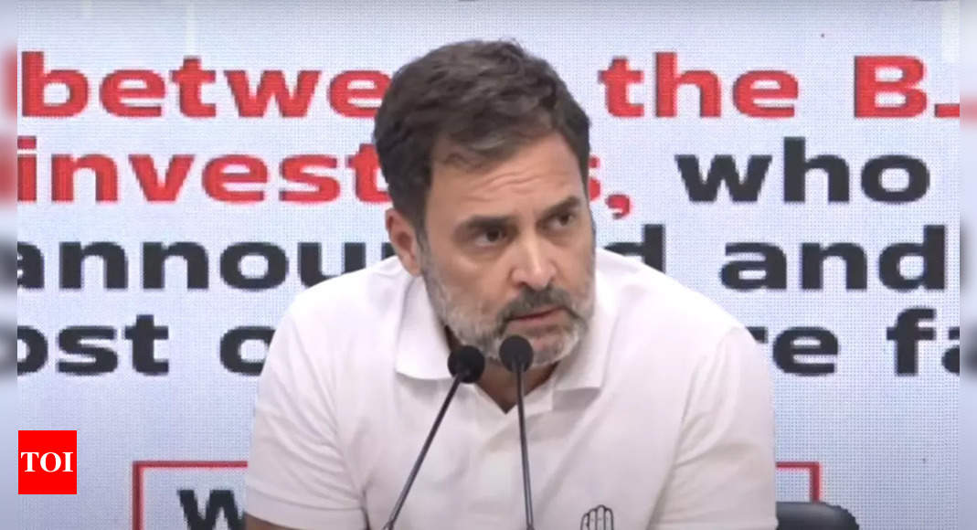 ‘Country wants answer’: Rahul slams PM over J&K attacks | India News – Times of India