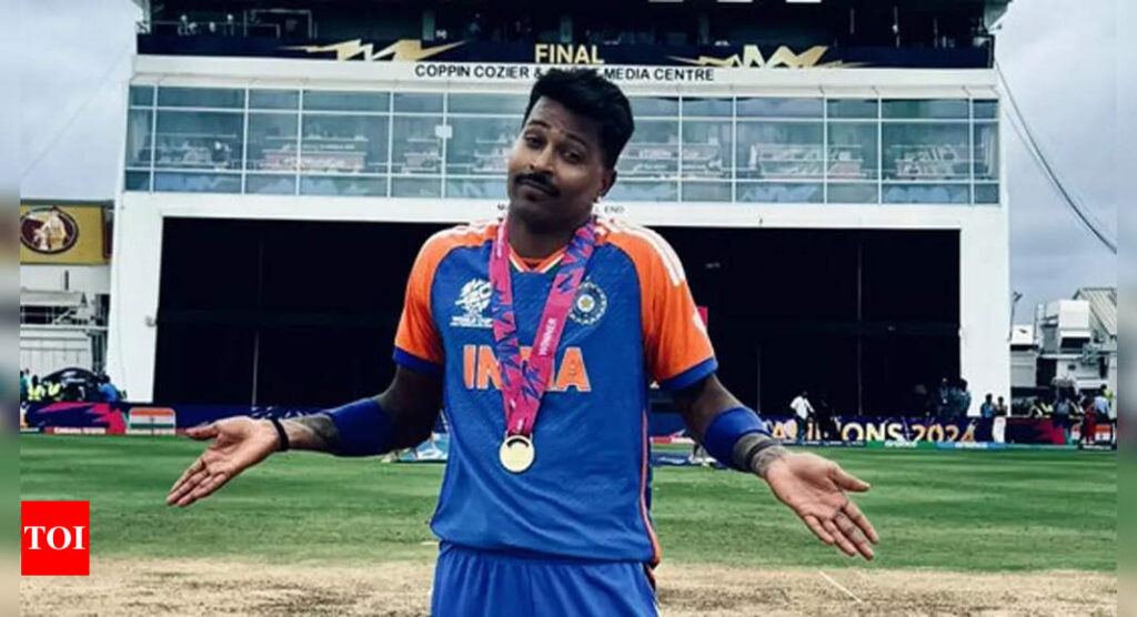 After IPL boos, Hardik Pandya returns to Mumbai as India’s T20 World Cup hero | Cricket News – Times of India