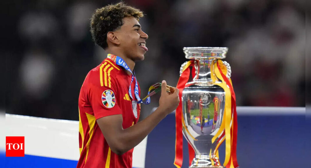 Birthday boy Lamine Yamal wins Euro 2024 and best young player award | Football News – Times of India